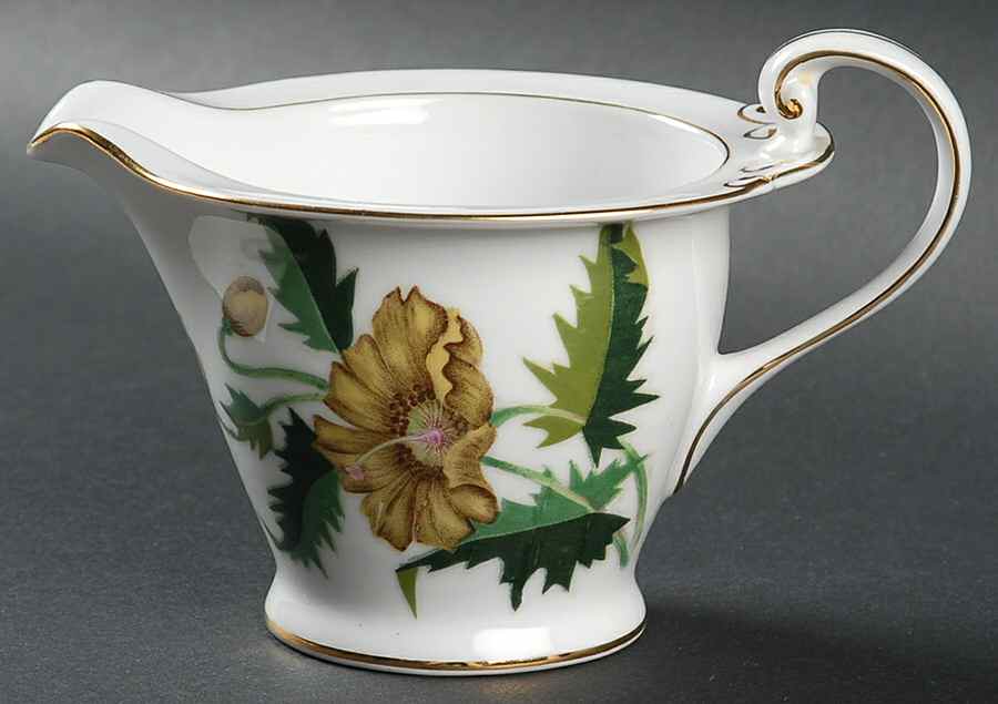 Golden Poppy Creamer by Hira China-1
