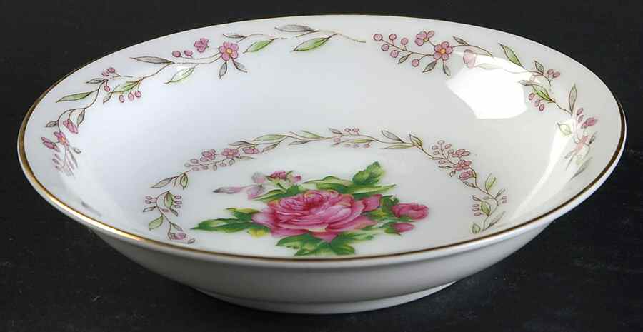 Ridgewood Rim Fruit/Dessert (Sauce) Bowl by Hira China-1