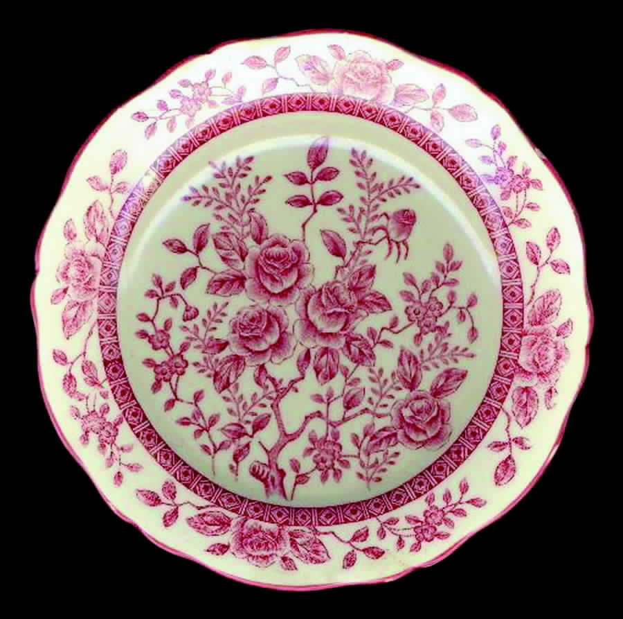 The York Rose Dinner Plate by Hira China-1