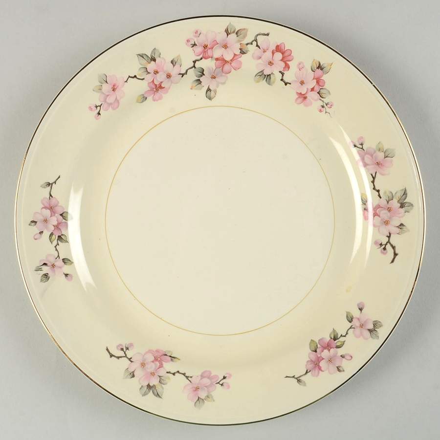Apple Blossom Dinner Plate by Homer Laughlin -1