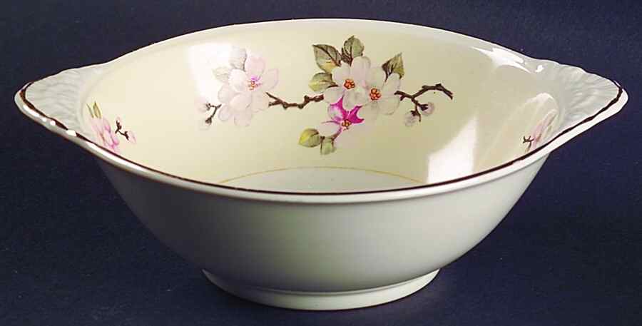 Apple Blossom Lugged Cereal Bowl by Homer Laughlin -1