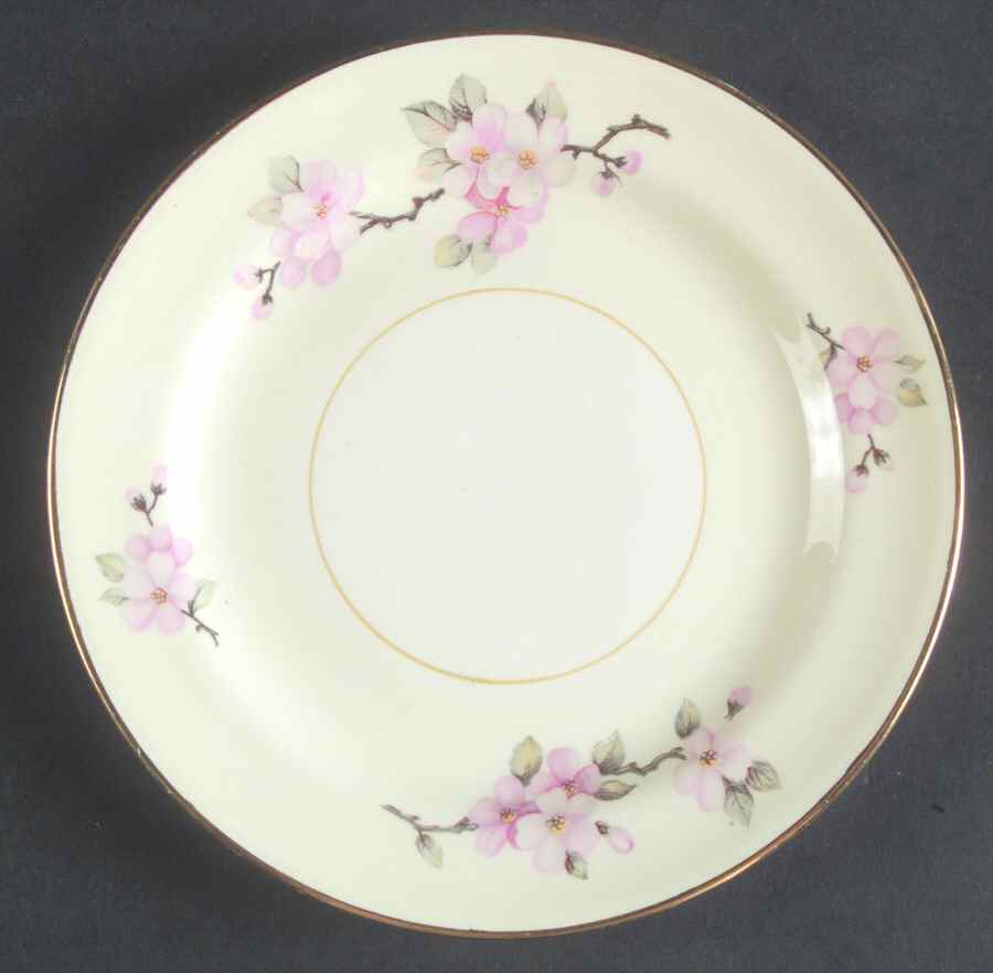Apple Blossom Bread & Butter Plate by Homer Laughlin -1