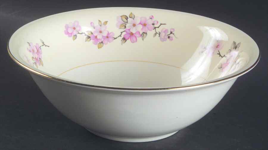 Apple Blossom 8" Round Vegetable Bowl by Homer Laughlin -1