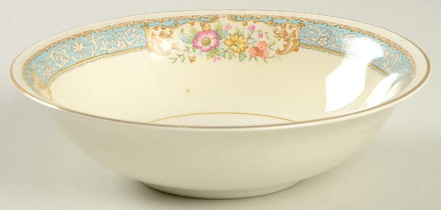 Blue Dawn Coupe Cereal Bowl by Homer Laughlin -1