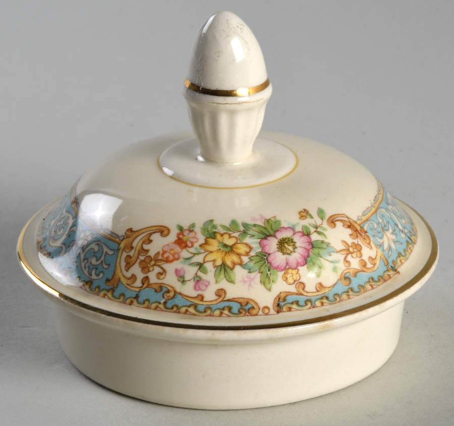Blue Dawn Lid for Teapot by Homer Laughlin -1