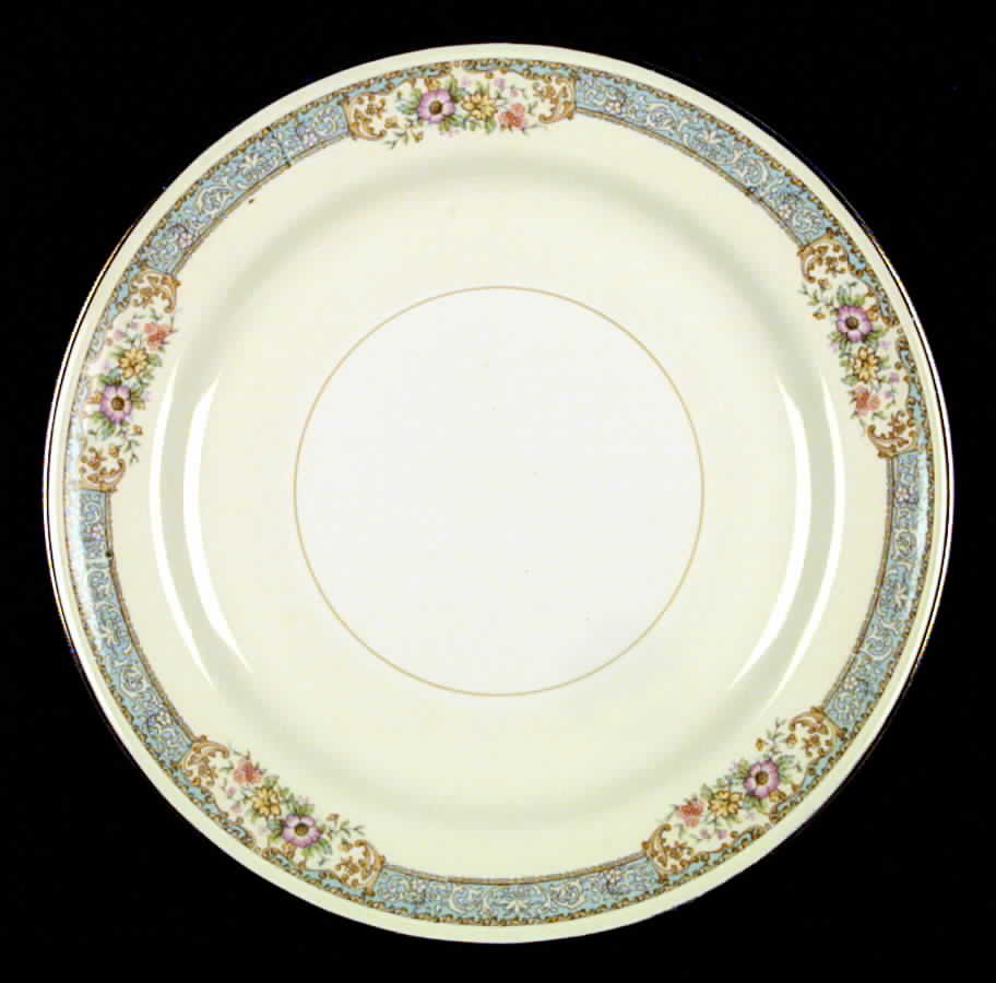 Blue Dawn Dinner Plate by Homer Laughlin -1