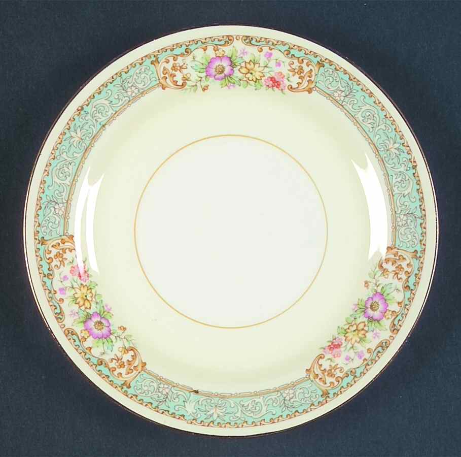 Blue Dawn Bread & Butter Plate by Homer Laughlin -1