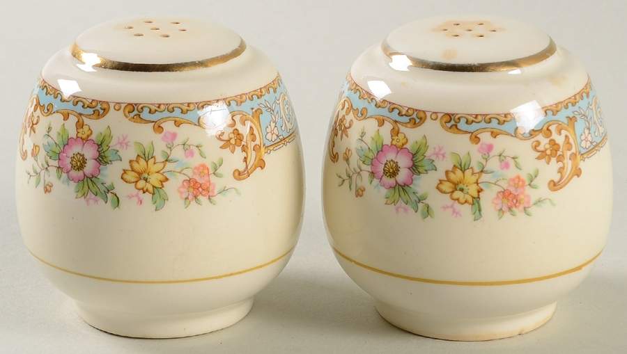 Blue Dawn Salt & Pepper Set by Homer Laughlin -1