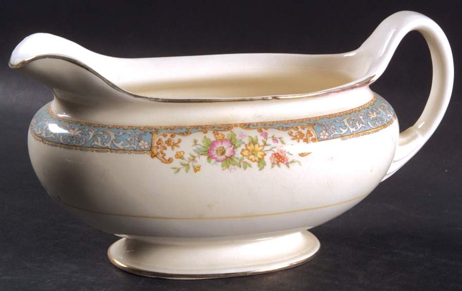 Blue Dawn Gravy Boat by Homer Laughlin -1
