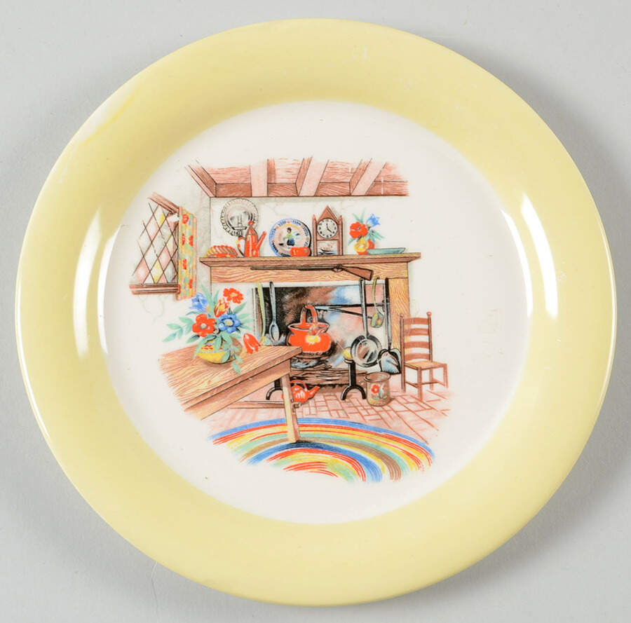 Colonial Kitchen (Swing) Bread & Butter Plate by Homer Laughlin -1