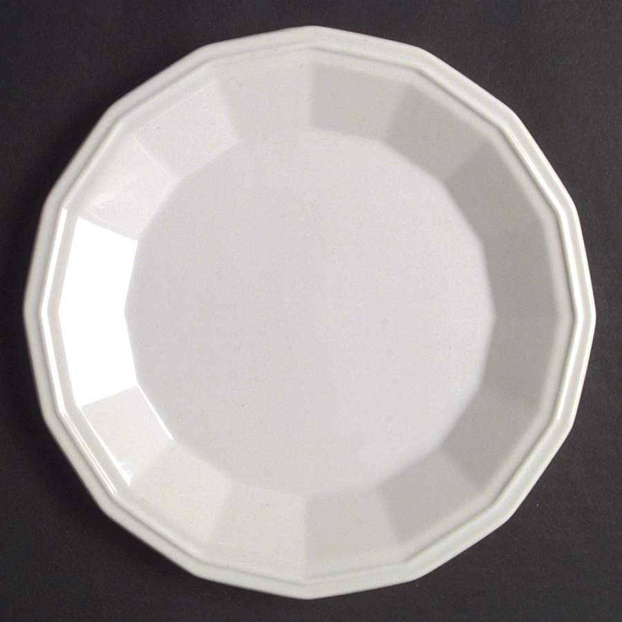 Colonial White Dinner Plate by Homer Laughlin -1