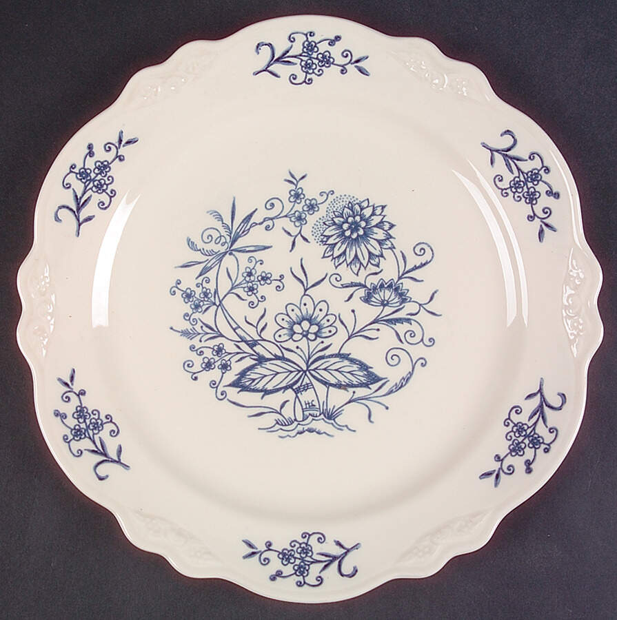 Dresden Luncheon Plate by Homer Laughlin -1