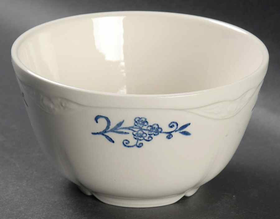 Dresden Cranberry Bowl by Homer Laughlin -1