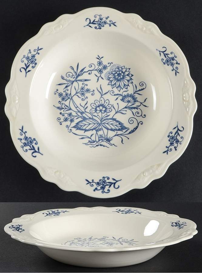 Dresden Rim Soup Bowl by Homer Laughlin -1
