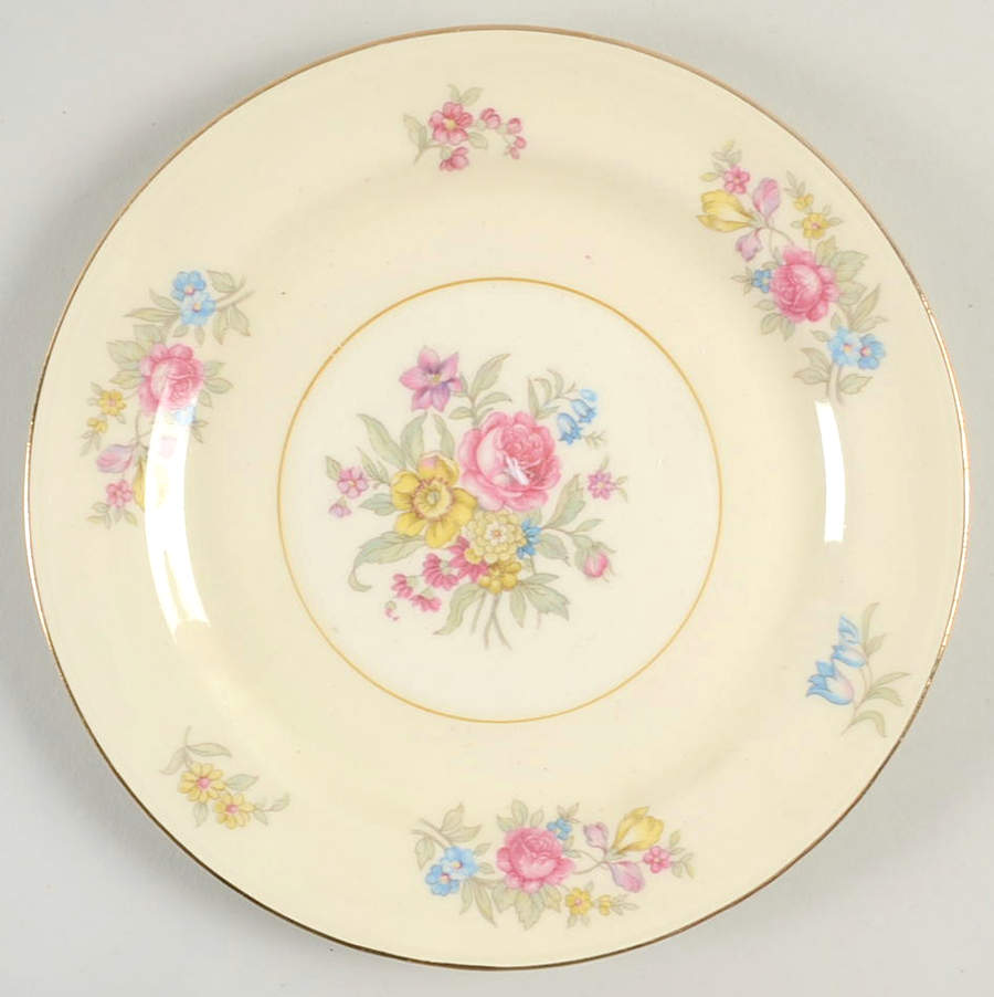 Dresden Bread & Butter Plate by Homer Laughlin -1