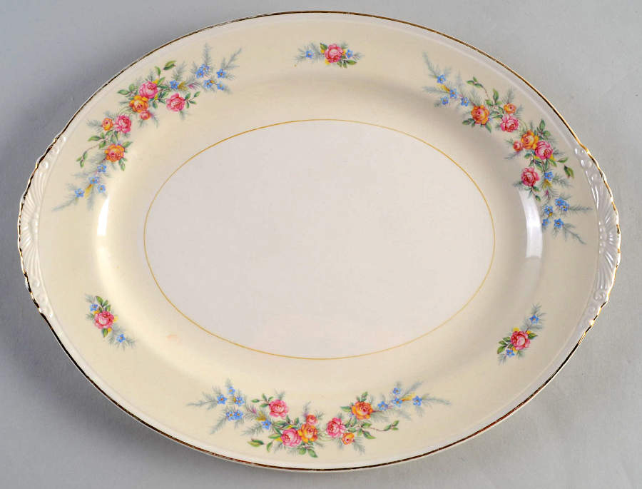 Ferndale 11" Oval Serving Platter by Homer Laughlin -1