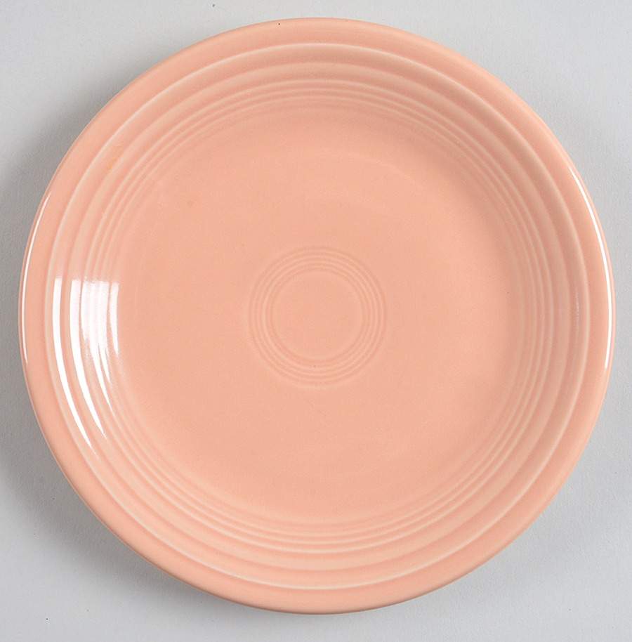 Fiesta Apricot (Intro 1986) Salad Plate by Homer Laughlin -1