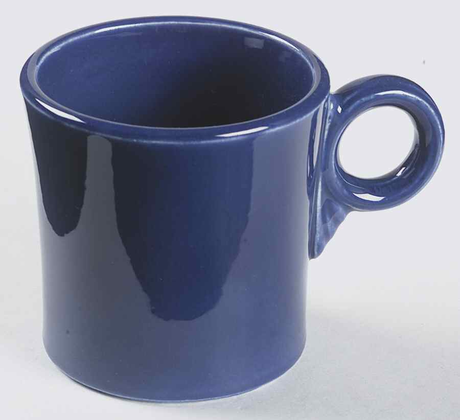 Fiesta Cobalt Blue (Older) Tom & Jerry Mug by Homer Laughlin -1