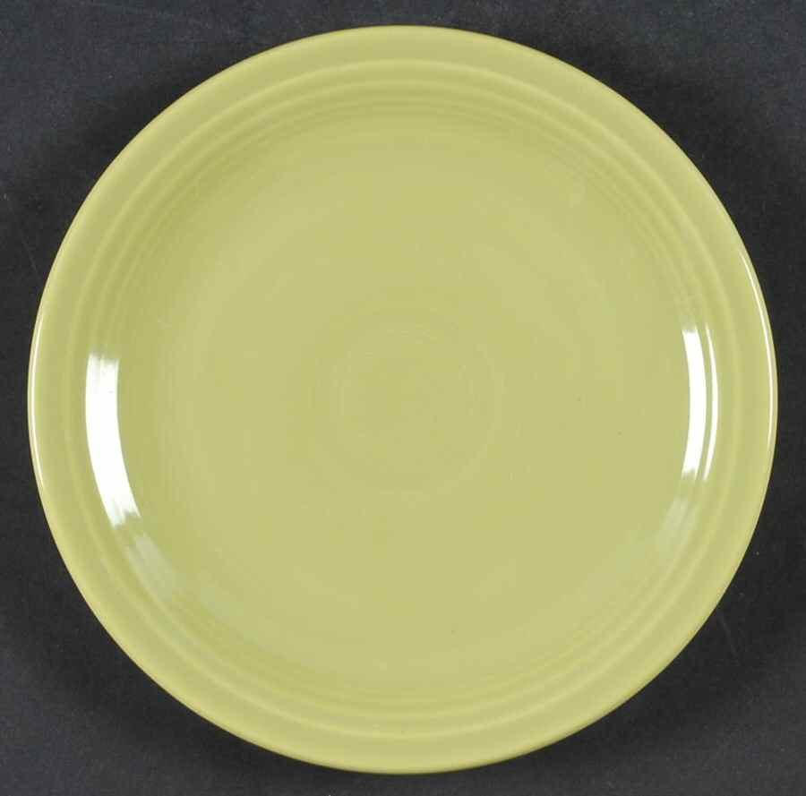 Fiesta Chartreuse (Older) Salad Plate by Homer Laughlin -1