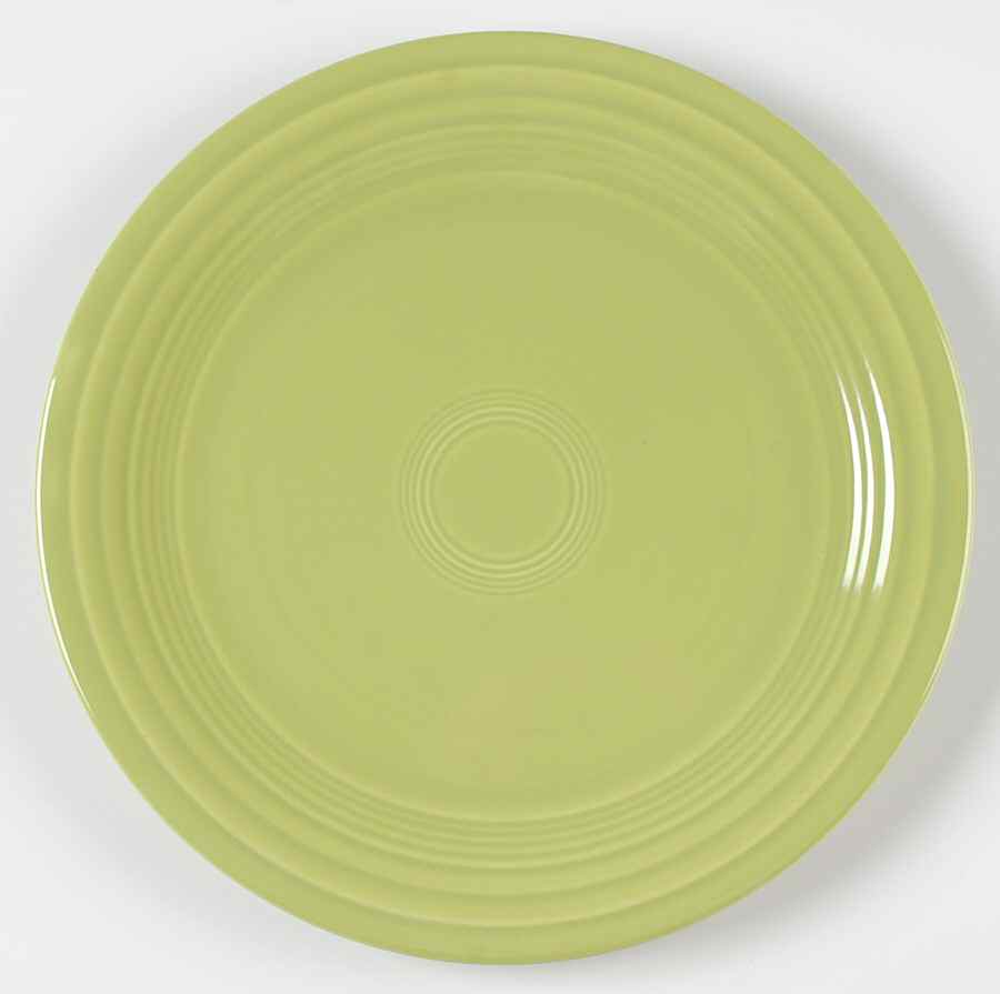 Fiesta Chartreuse (Older) Luncheon Plate by Homer Laughlin -1