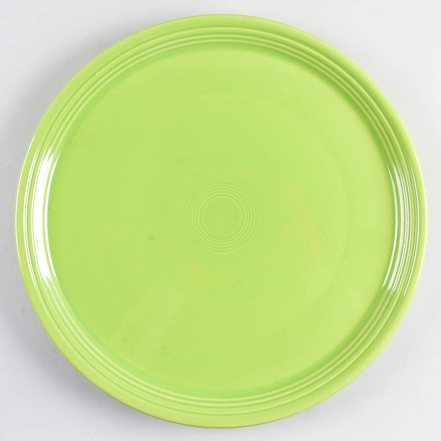Fiesta Chartreuse (Intro 1997) 15" Pizza Tray by Homer Laughlin -1