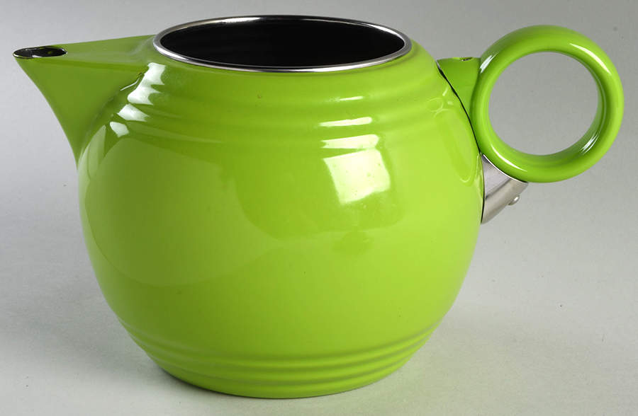 Fiesta Chartreuse (Intro 1997) Metal Kettle No Lid by Homer Laughlin -1