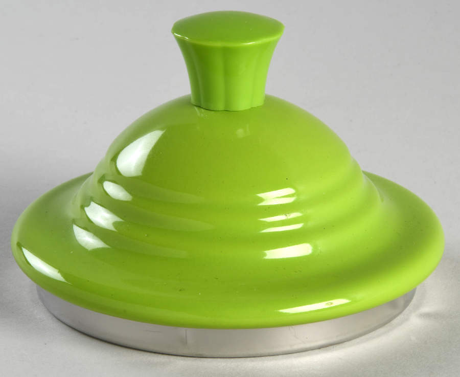 Fiesta Chartreuse (Intro 1997) Lid for Metal Kettle by Homer Laughlin -1