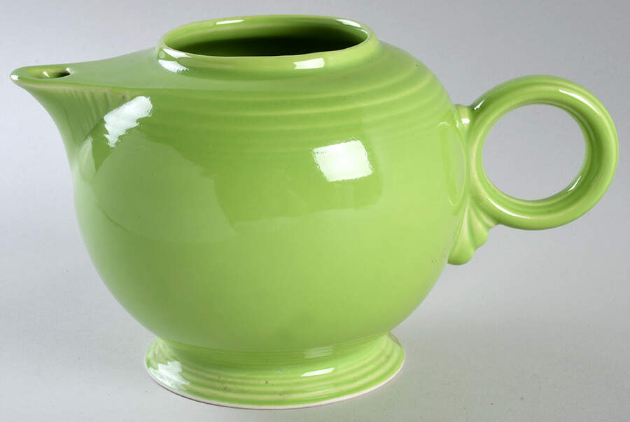Fiesta Chartreuse (Intro 1997) Teapot No Lid by Homer Laughlin -1