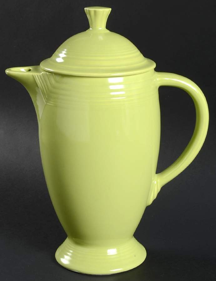 Fiesta Chartreuse (Intro 1997) Coffee Pot & Lid by Homer Laughlin -1