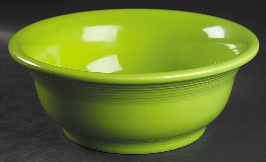 Fiesta Chartreuse (Intro 1997) 9" Mixing Bowl by Homer Laughlin -1
