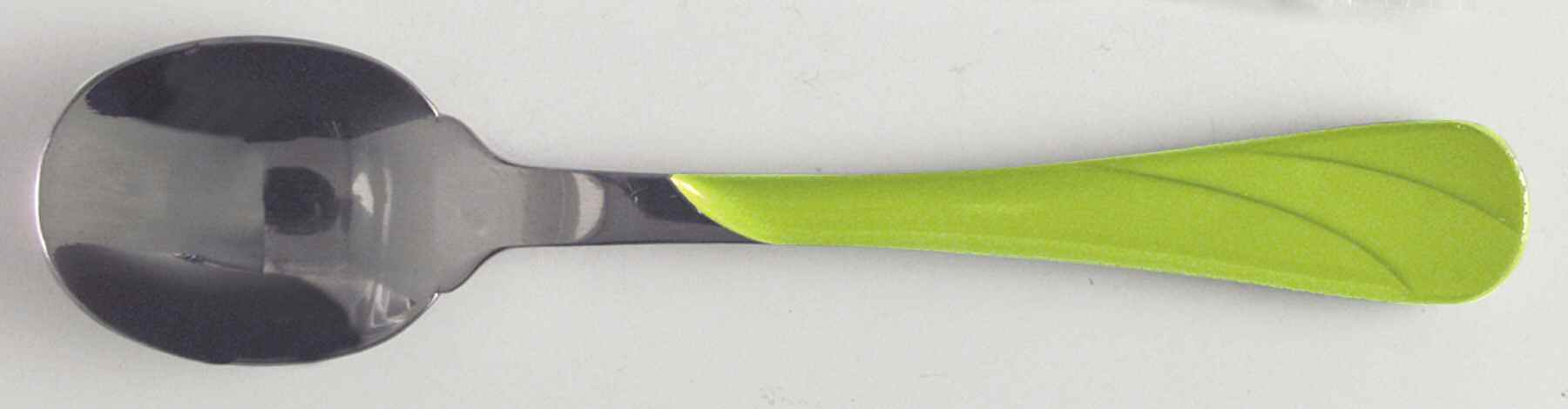 Fiesta Chartreuse (Intro 1997) Place/Oval Soup Spoon by Homer Laughlin -1