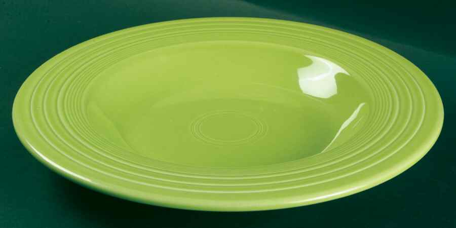 Fiesta Chartreuse (Intro 1997) 12" Individual Pasta Bowl by Homer Laughlin -1