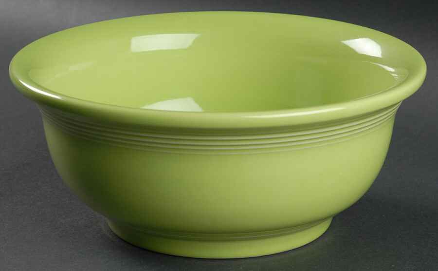 Fiesta Chartreuse (Intro 1997) 8" Mixing Bowl by Homer Laughlin -1