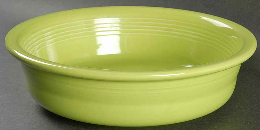 Fiesta Chartreuse (Intro 1997) 10" Large Salad Serving Bowl by Homer Laughlin -1