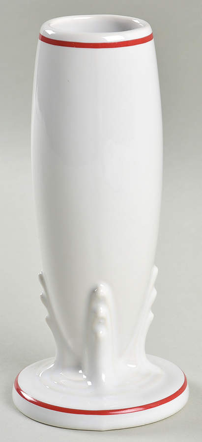 Fiesta Holiday Fiesta (With Ribbon) 6" Vase by Homer Laughlin -1