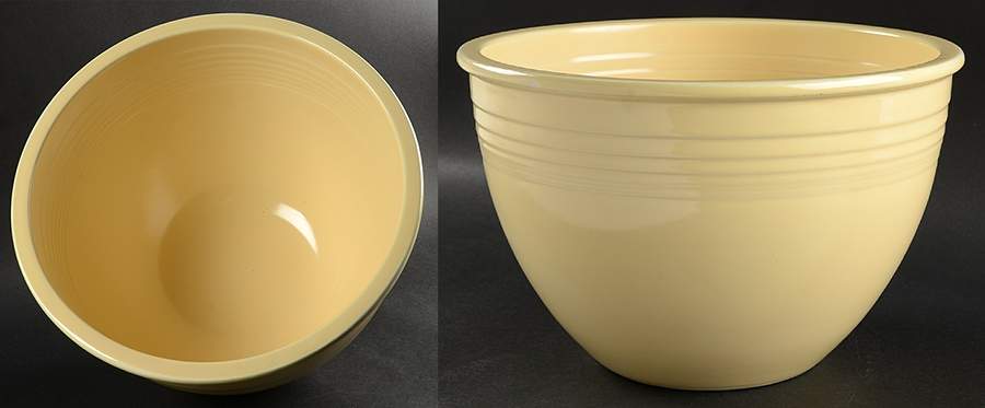 Fiesta Old Ivory (Cream) 11" Nested Mixing Bowl w/No Center Interior Rings by Homer Laughlin -1