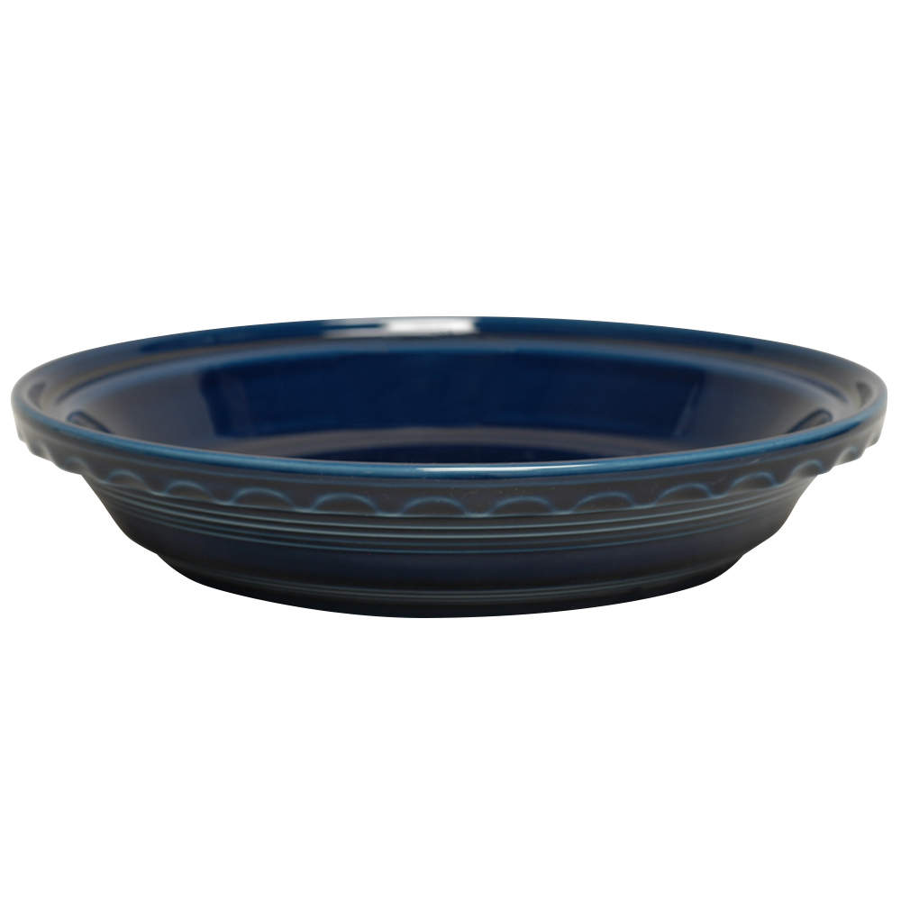 Fiesta Cobalt Blue (Intro 1986) 10" Pie Baking Plate by Homer Laughlin -1