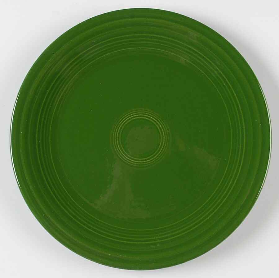 Fiesta Forest Green (Older) Luncheon Plate by Homer Laughlin -1