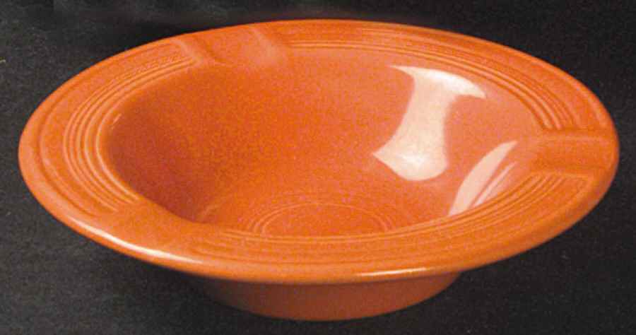 Fiesta Red (Older) Small Ashtray by Homer Laughlin -1