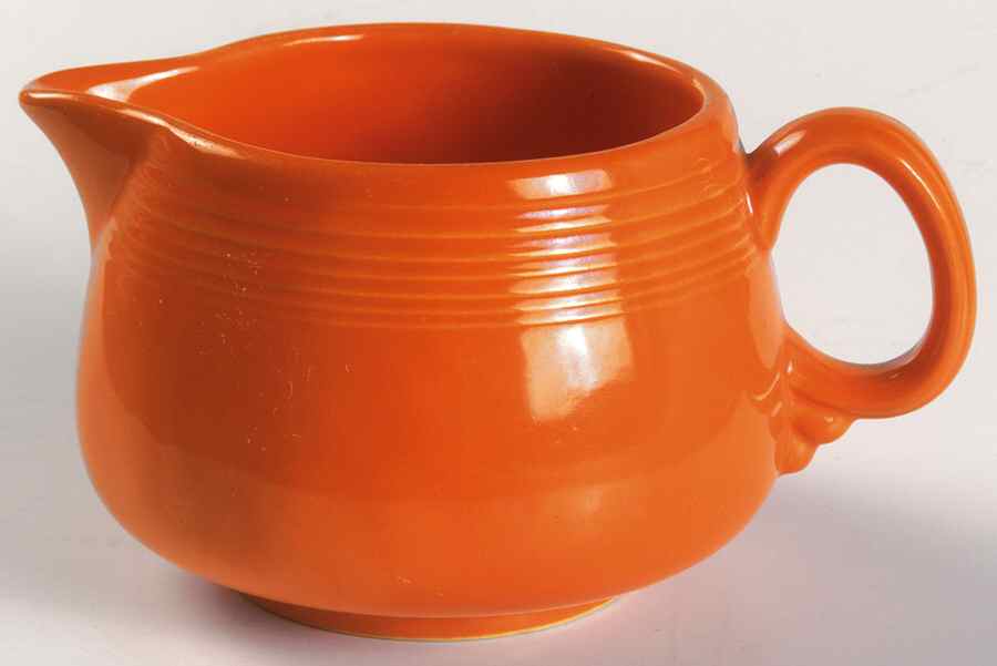 Fiesta Red (Older) Individual Creamer by Homer Laughlin -1