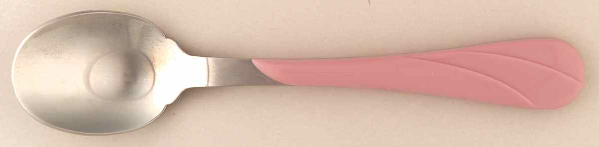 Fiesta Rose (Intro 1986) Place/Oval Soup Spoon by Homer Laughlin -1