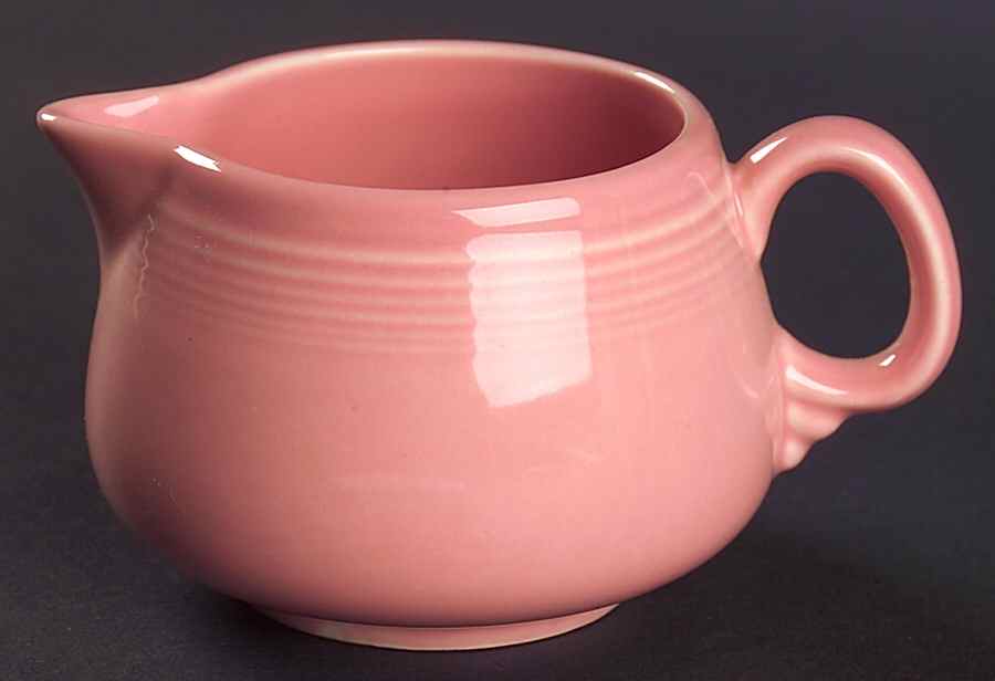 Fiesta Rose (Intro 1986) Creamer by Homer Laughlin -1