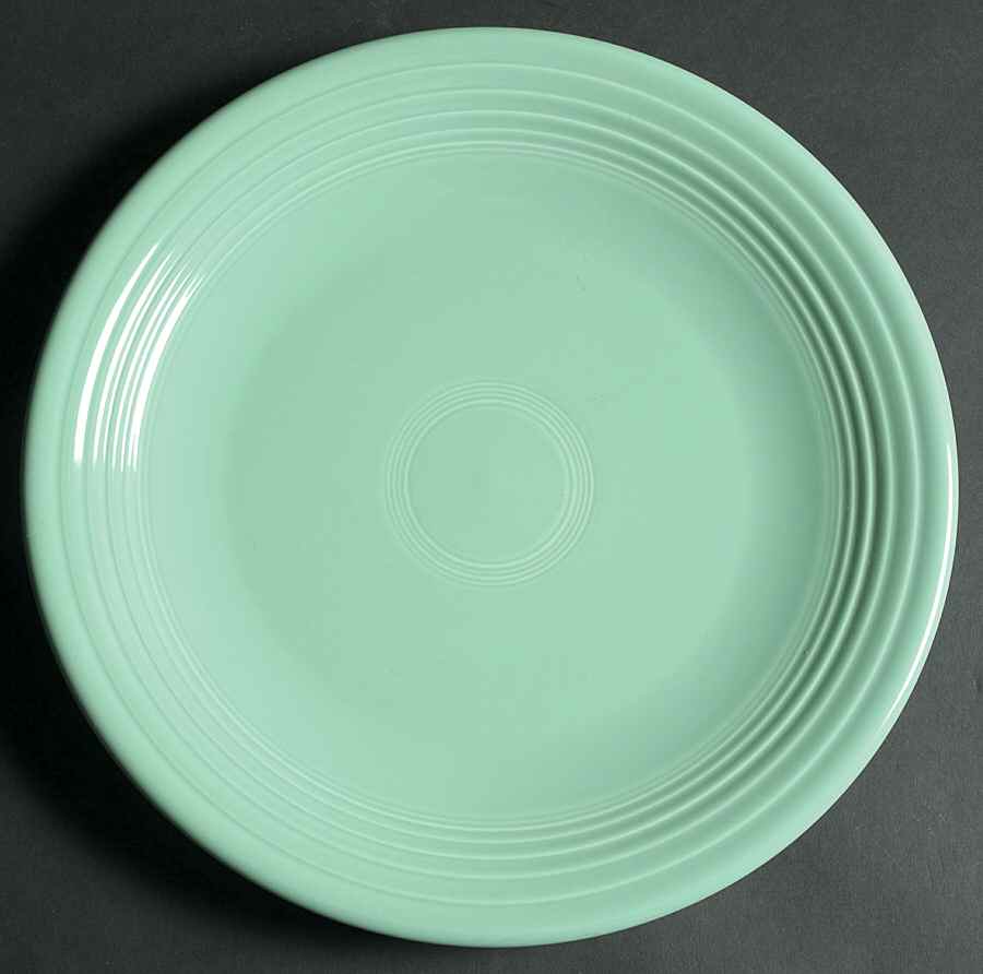 Fiesta Sea Mist Green (Intro 1989) 11" Chop Plate (Round Platter) by Homer Laughlin -1