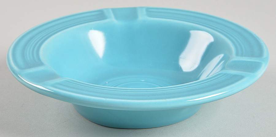 Fiesta Turquoise (Older) Small Ashtray by Homer Laughlin -1