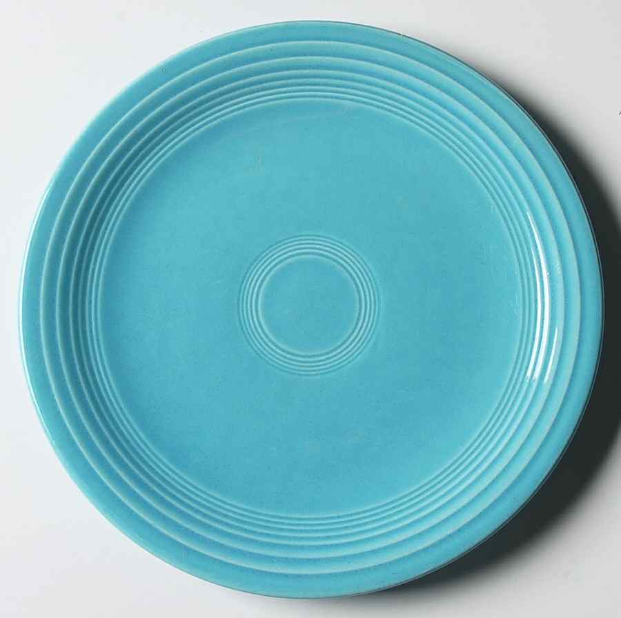 Fiesta Turquoise (Older) Salad Plate by Homer Laughlin -1
