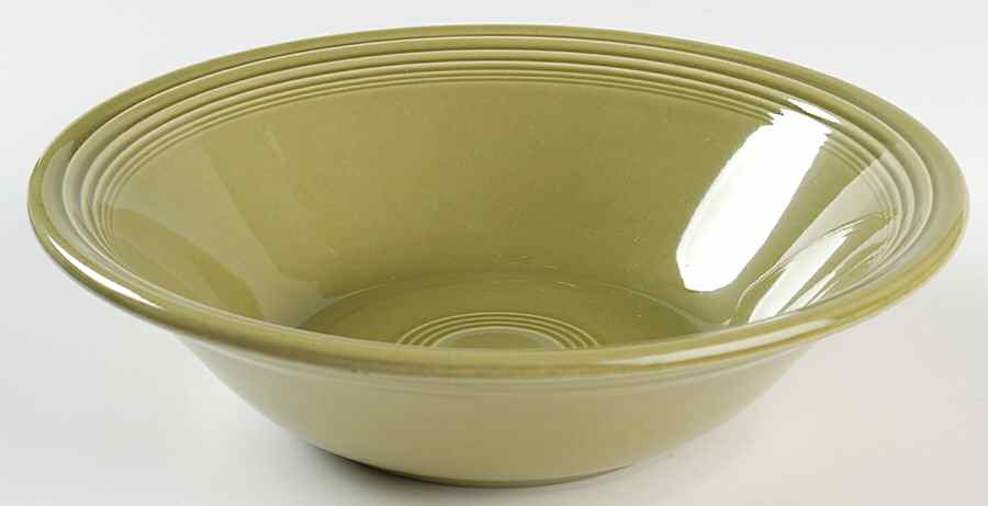 Fiesta Turf Green (Ironstone) 9" Round Vegetable Bowl by Homer Laughlin -1