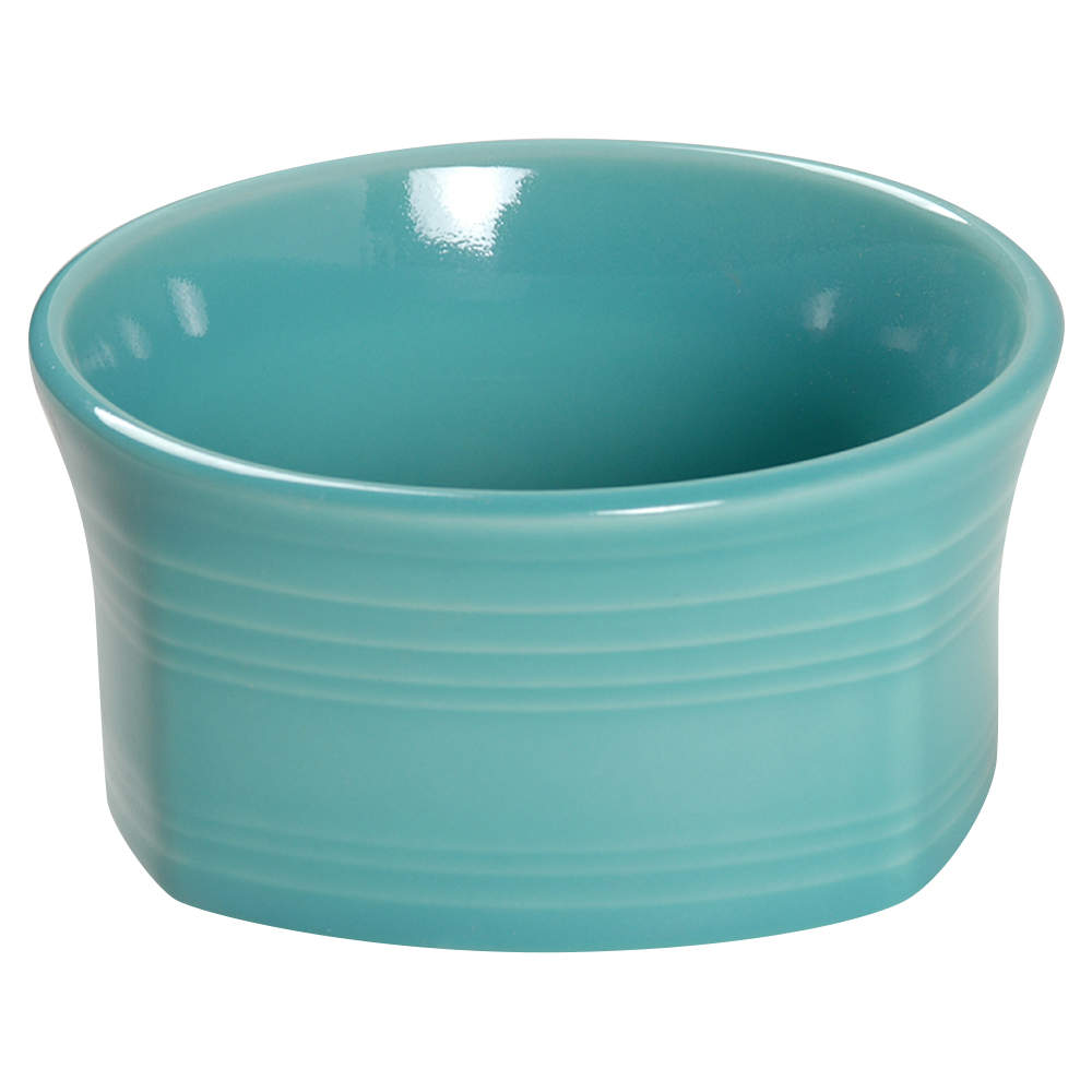 Fiesta Turquoise (Intro 1986) Square Soup/Cereal Bowl by Homer Laughlin -1