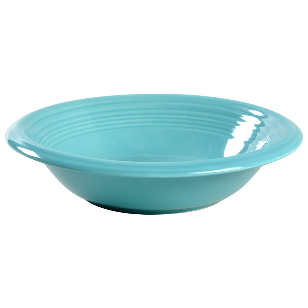 Fiesta Turquoise (Intro 1986) 8" Individual Pasta Bowl by Homer Laughlin -1