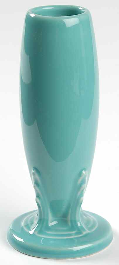 Fiesta Turquoise (Intro 1986) 6" Bud Vase by Homer Laughlin -1