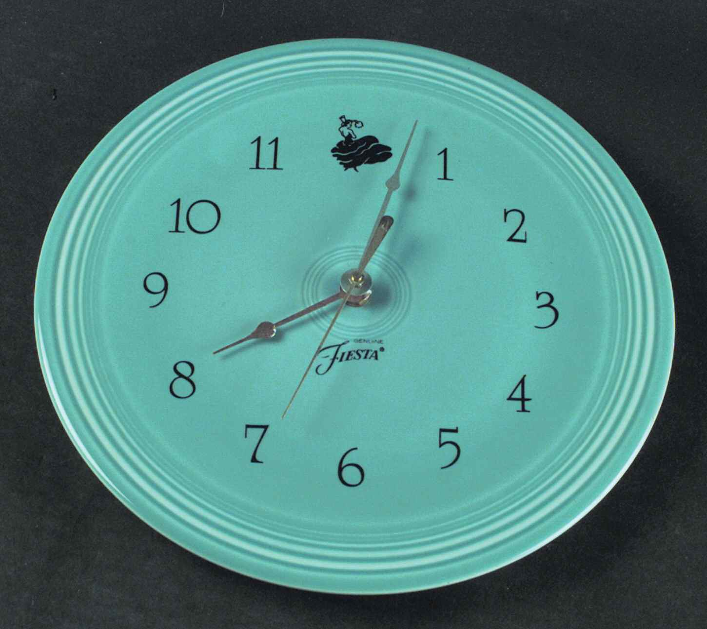 Fiesta Turquoise (Intro 1986) Clock Plate by Homer Laughlin -1